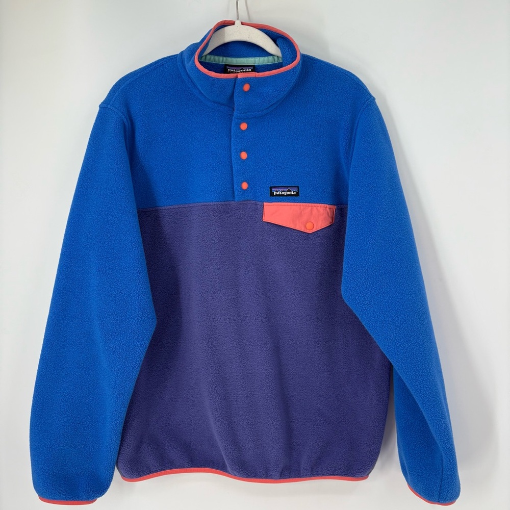Patagonia Synchilla Snap-T  Fleece Perennial Purple Size Large